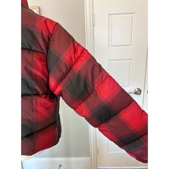 Old Navy | NWT, Buffalo Red/Black Plaid Puffer Jacket | Med - Picture 11 of 13